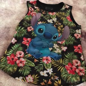 Women’s Floral Stitch Tank Top - Disney